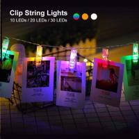 ราคา ไฟติดรูป ไฟLED ใส่ถ่านสีรวม 10LEDความยาว 1.50 เมตร (2813028159)