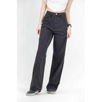 ราคา นิยมยีนส์ กางเกงยีนส์ขากระบอกสีดำฟอกมือ 2 (27332203862)