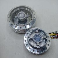 ราคา ดุมหน้าดิส+ดุมหลังดรัมกลึง (DTD) รุ่น: WAVE100-I/CZI/WAVE125-I(2012-2019) สีกลึงเงา (รหัส: 013051/12005290) (12075084675)