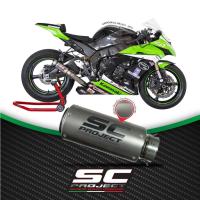 ราคา SC-Project ท่อไอเสียสำหรับ KAWASAKI ZX-10R (2011 - 2015) | CR-T Muffler, titanium, with titanium link pipe (14538354311)
