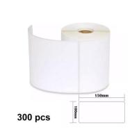 ราคา กระดาษฉลากสติ๊กเกอร์บาร์โค้ดความร้อน 100x150 มม. [300 ชิ้น] (42620751301)