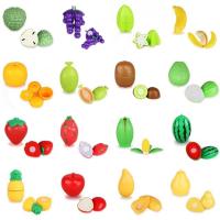 ราคา [ชุด 1] ของเล่นเสริมพัฒนาการ ผัก ผลไม้ เนื้อสัตว์ ขนม จำลอง ผ่าซีก (7938243477)