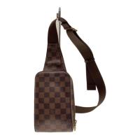 ราคา LOUIS VUITTON Waist Bag Damier Ebene Geronimos Brown PVC Patterned all over Direct from Japan Secon (27421658346)