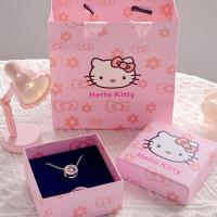 ราคา ชุดของขวัญเครื่องประดับสุดหรู สร้อยคอแมวคิตตี้ลายการ์ตูน สร้อยข้อมือแหวนสไตล์อินสตาแกรม (49101475420)