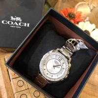 ราคา นาฬิกา Coach Womens 14501699 Mini Boyfriend Silver Tone Bracelet Watch ของแท้ (1753596884)