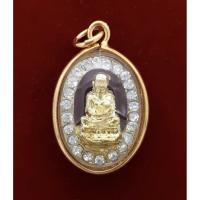 ราคา จี้หลวงปู่ทวด เหยียบน้ำทะเลจีด วัดช้างไห้ พระพุทธรูป พระประจำวัน หลวงปู่ทวด เลี่ยมกรอบทอง ล้อมเพชร (1524703506)
