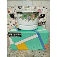 ราคา หม้อเคลือบ ฝาแก้วทรงสูงมีตะแกรง นึ่งได้ 23 cmมือสองญี่ปุ่น สภาพใหม่ มาพร้อมกล่องยังไม่ผ่านการใช้งานขาย 890 (25095045092)