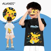 ราคา เสื้อยืดแขนสั้น ผ้าฝ้าย 100% พิมพ์ลายการ์ตูนโปเกม่อน ปิกาจู สําหรับเด็กผู้ชาย และเด็กผู้หญิง อายุ 3-14 ปี (14497874514)