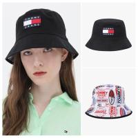 ราคา หมวก TOMMY Reversible Bucket Hat ของแท้ มือสอง สภาพดี (22053335804)