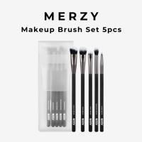 ราคา ชุดแปรงแต่งหน้าตา MERZY 5 ชิ้น┃ชุดกระเป๋าพกพาสําหรับเดินทาง (26641796061)