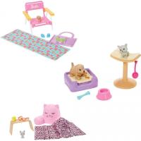 ราคา Barbie House Accessories Playset ชุดอุปกรณ์เสริมสำหรับบ้านบาร์บี้ และสัตว์เลี้ยง GRG56 CH (9732369088)