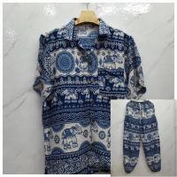 ราคา ชุดเซ็ต ชุดลายช้าง เสื้อลายช้าง กางเกงลายช้าง กางเกงช้าง เสื้อช้าง เสื้อ+กางเกง แฟชั่นสวยๆ พร้อมส่ง (20482338796)