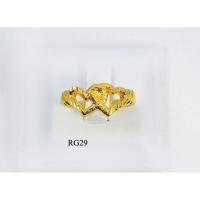 ราคา แหวนหัวใจคู่น้ำหนัก1สลึง (15496368765)