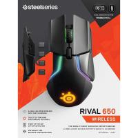 ราคา OPTICAL MOUSE STEELSERIES RIVAL 650 (BLACK) (5465058053)