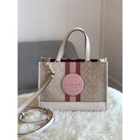 ราคา COACH กระเป๋าสะพาย DEMPSEY TOTE IN SIGNATURE JACQUARD WITH STRIPE AND COACH PATCH (11633524960)