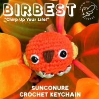 ราคา BIRBEST พวงกุญแจโครเชต์นกแก้วซันคอนัวร์ (29053615628)
