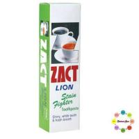 ราคา ZACT แซคท์ ไลอ้อน ยาสีฟันลดคราบ สำหรับผู้ดื่มชา กาแฟ (กล่องสีเขียว) ขนาด160 กรัม (7506123605)