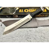 ราคา คมสุดๆ มีดพกแรมโบ้แท้ 100% RAMBO4 มีดเดินป่า มีดทำครัว มีดสแตนเลส (29524886806)