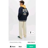 ราคา Pull&Bear Varsity Jacket Chammara XDYE (19481354154)