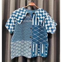ราคา เสื้อย้อมครามคอปกทหารเรือ (24144914698)