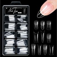 ราคา เล็บปลอมต่อเล็บ เล็บPVC เล็บปลอมติดเล็บ PVC TIP BLACK (29927988431)