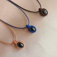 ราคา สร้อยคอเชือกจี้หินสะเก็ดดาว Tektite (40854535700)