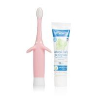 ราคา Dr.Brown's : DRBHG023 ชุดแปรงสีฟันเด็กพร้อมยาสีฟัน Infant to Toddler Toothbrush, Toothpaste Combo Pack (Pink) (1693037139)