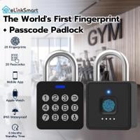 ราคา ล็อคเกอร์ยิมแบบลายนิ้วมือพร้อมแป้นกดรหัส ล็อคอัจฉริยะแบบไร้กุญแจกันน้ำ ล็อคสำหรับล็อคเกอร์ ที่เก็บของ รั้ว ประตู โรงเก็บ (24395929995)