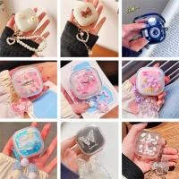 ราคา สำหรับ Samsung Galaxy Buds FE กรณี Buds Live / Buds Pro / Buds 2 Pro ดอกไม้น่ารักหัวใจปกป้องกัน Lanyard (40309455641)