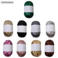 ราคา OXXGGKAO เส้นด้ายโพลีเอสเตอร์โลหะโครเชต์เส้นด้ายเส้นด้ายเส้นด้ายถักโลหะเส้นด้ายโลหะ (55251683023)