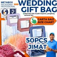 ราคา 50 ชิ้นโปร่งใส Beg PVC Square Handle DoorGift กระเป๋างานแต่งงาน Goodies บรรจุภัณฑ์ Hadiah Kahwin (41917893523)
