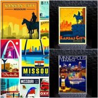 ราคา แม่เหล็กติดตู้เย็น มินนิโซตา อเมริกา อะครีลิค 2×3 นิ้ว Souvenir Acrylic Fridge Magnet Minnesota 2x3" (6541555304)