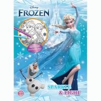 ราคา FROZEN สมุดระบายสีและเกมแสนสนุก SPARKLE & LIGHT โฟรเซ่น ดิสนีย์ [BK] (29867811702)