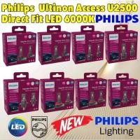 ราคา หลอดไฟหน้า PHILIPS LED ULTINON ACCESS U2500 6000K สีขาว H4 H7 HB3/4 H11 HIR2 H1 H3 รุ่นใหม่ ปี 2024 ยี่ห้อ PHILIPS แท้ (25631409632)