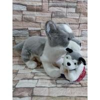 ราคา ตุ๊กตาหมาไซบีเรียนฮัสกี้ คาบลูกน้อย Siberian Husky (10040892190)