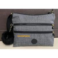 ราคา ส่งฟรี EMS Kipling Alvar Crossbody Bag - Cotton Jeans พวงกุญแจลิงปอม ผ้ายีนส์ สีกรมเทา (17292498045)
