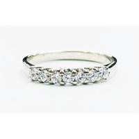 ราคา แหวนแถวเตยร่วมฝังเพชรCZเงินแท้ (5733296249)