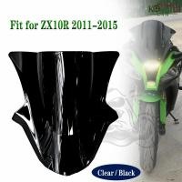 ราคา Fit สําหรับ Kawasaki Ninja 2011 - 2015 ZX10R ZX-10R อุปกรณ์เสริมรถจักรยานยนต์กระจกกระจก Double Bubble ZX 10R 2012 2013 2014 (55301432448)