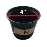 ราคา กระถางพลาสติกปลูกต้นไม้ กระถางปลูกต้นไม้ กระถางพลาสติกสีดำ ขนาด 4 นิ้ว (5083495081)