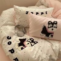 ราคา ชุดนอนลายหัวใจสำหรับผู้หญิง สไตล์เกาหลี เหมาะสำหรับนักศึกษาในหอพัก ทำจากผ้าฝ้ายคุณภาพดี (57750590829)