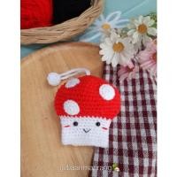 ราคา ที่ครอบกุญแจถักไหมพรมน้องเห็ด (21751373990)