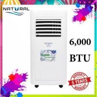 ราคา แอร์เคลื่อนที่ Natural โปรโมชั่น 6,000 BTU รับประกันศูนย์ 1 ปี NAP-4061 จัดส่งด่วน Kerry Express (7793862273)