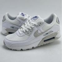 ราคา Nike Air Max 90 "Photo Blue" รองเท้าวิ่งกีฬาผู้ชายสีขาวบริสุทธิ์ (27780585433)