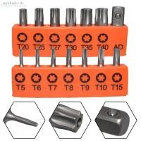 ราคา 25 มม.Torx Bits เครื่องมือช่างเหล็กโลหะผสมขั้นสูง 14 ชิ้นไขควง Bits (52852022319)