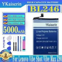 ราคา BL246 5000mAh YKaiserin Battery For Lenovo Z90 Vibe Shot Z90A40 Z90-7 Mobile Phone Battery (56051915833)