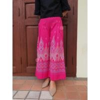 ราคา กางเกงผ้าฝ้าย ผ้าฝ้ายผู้หญิง (1091525610)