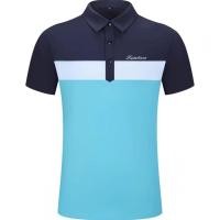 ราคา [Titleist] เสื้อกอล์ฟผู้ชายฤดูร้อนแขนสั้นกีฬาระบายอากาศชุดลําลอง Slim-fit MenT2515 WX8Q (48201033030)