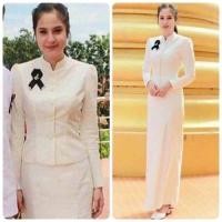 ราคา ชุดไทยจิตรลดา สีงาช้าง (3502217241)