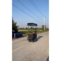 ราคา รถเข็นขายของขนาดยาว90กว้าง60สูง90cmพร้อมหลังคาผ้าใบ (28232154635)