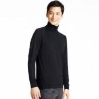 ราคา เสื้อคอเต่าผ้ายืด uniqlo (1608318075)